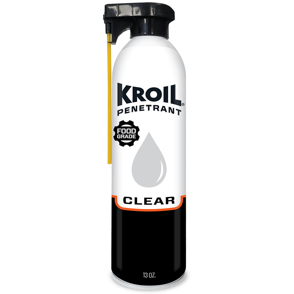 Kroil Clear Food Grade Penetrating Oil - Aerosol - 13oz Can w/SprayTech [CKS132ST] - BuoyMart.com  Cleaning Kroil
