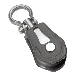 Barton Marine Size 0 20mm Plain Bearing Pulley Block Single Swivel [N00130] - BuoyMart.com  Blocks Barton Marine