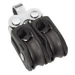 Barton Marine Size 0 20mm Plain Bearing Pulley Block Double Fixed Eye [N00210] - BuoyMart.com  Blocks Barton Marine