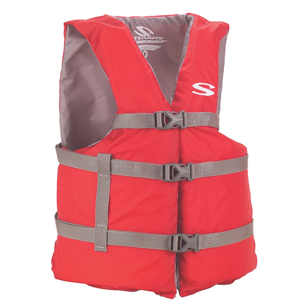 Stearns PFD 2001 Adult Boat Universal Red Display f/Adults Over 90lbs - Chest Size Of 50" [2160925] - BuoyMart.com  Life Vests Stearns