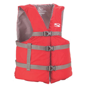 Stearns PFD 2001 Adult Boat Universal Red Display f/Adults Over 90lbs - Chest Size Of 50" [2160925] - BuoyMart.com  Life Vests Stearns