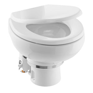 Dometic MasterFlush 7120 White Electric Macerating Toilet w/Orbit Base - Freshwater - 24V [9610007271] - BuoyMart.com  Marine Sanitation Dometic