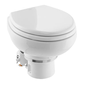 Dometic MasterFlush 7120 White Electric Macerating Toilet w/Orbit Base - Freshwater - 24V [9610007271] - BuoyMart.com  Marine Sanitation Dometic