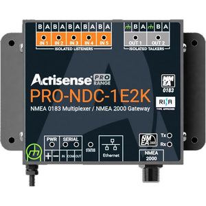 Actisense Intelligent Type Approved NMEA 0183 Multiplexer/NMEA 2000 Gateway [PRO-NDC-1E2K] Actisense