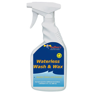 Sudbury Waterless Wash  Wax - 32oz Spray Bottle [150Q] - BuoyMart.com  Cleaning Sudbury