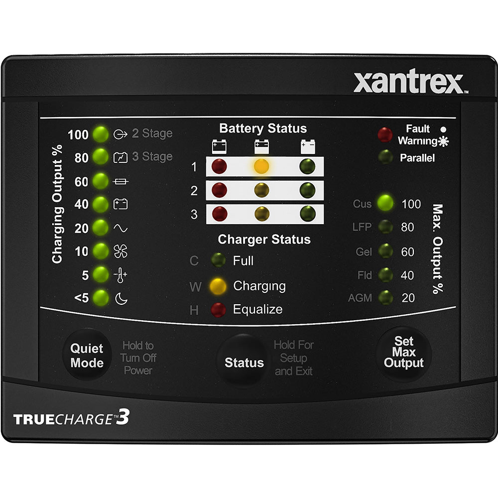 Xantrex TRUEcharge3 Remote Panel [808-8040-10] - BuoyMart.com  Meters & Monitoring Xantrex