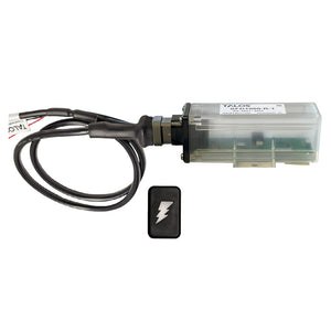 TALOS Remote Housing Lightning Detection System w/10' Cable - Black Rectangular Indicator w/Translucent Housing [SFD1000R-T1-BR-BL-10FT] - BuoyMart.com  Lightning Detectors TALOS