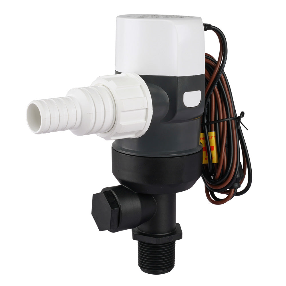 Commodore 1100 GPH Vertical Livewell Pump - Short - 12V [CM-D31-1100L] - BuoyMart.com  Livewell Pumps Commodore