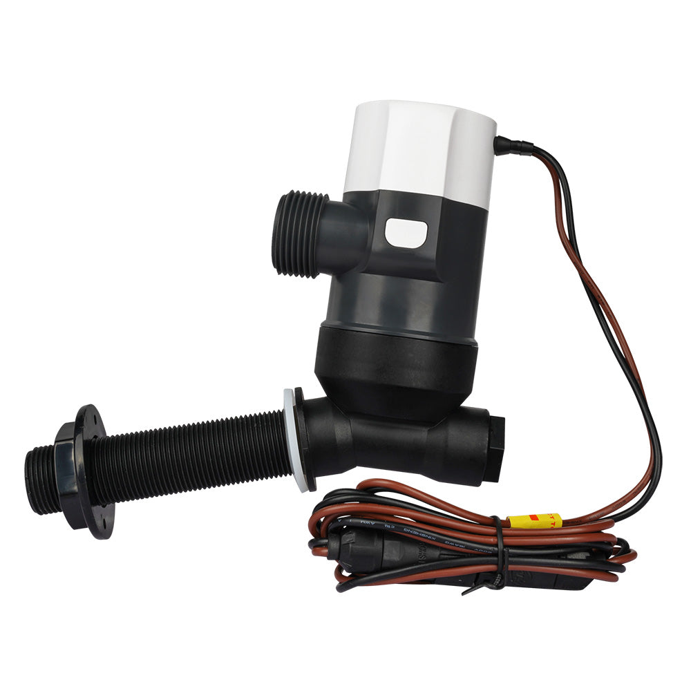 Commodore 1100 GPH Angled Livewell Pump - 12V [CM-E31-1100L] - BuoyMart.com  Livewell Pumps Commodore