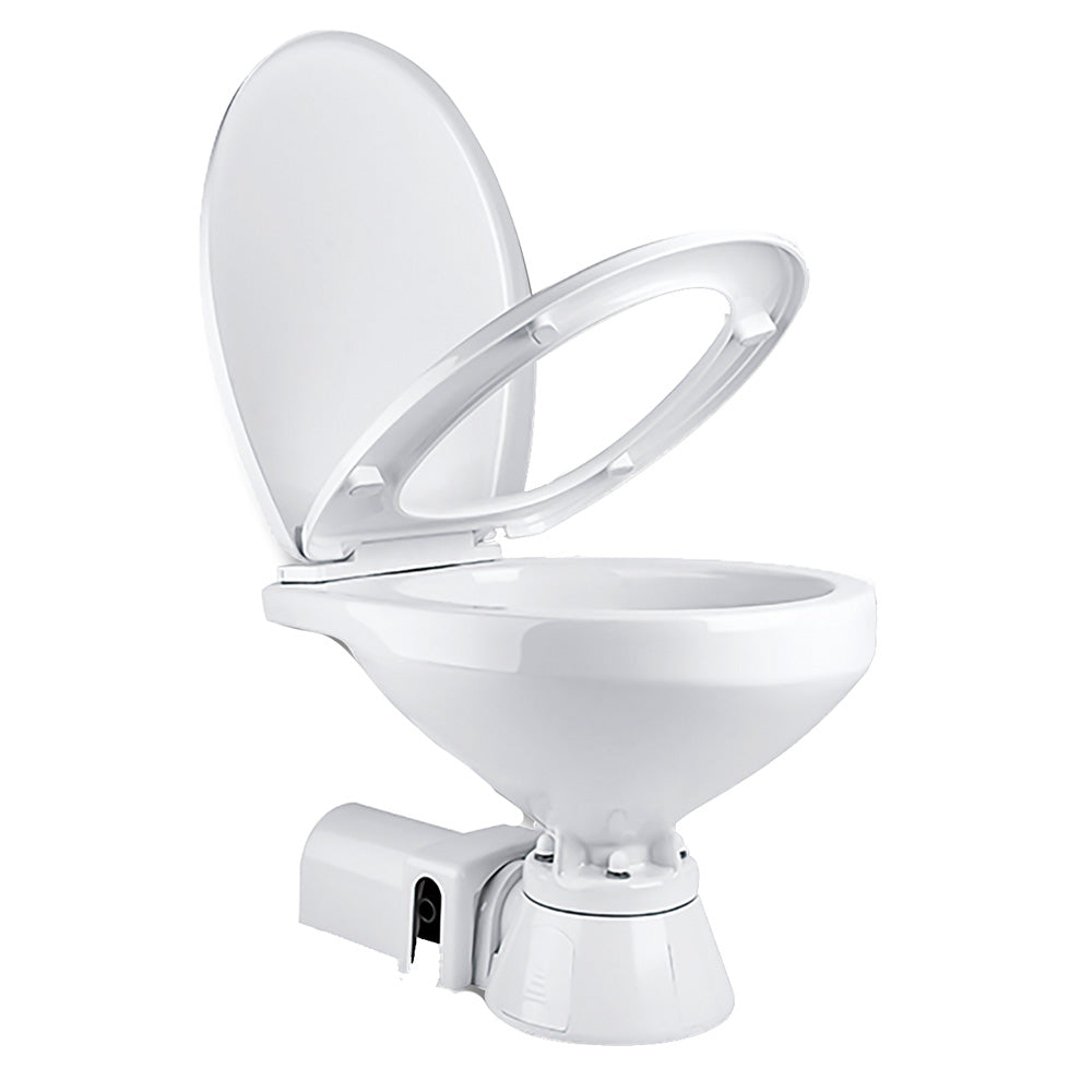 Commodore Electric Marine Toilet - Rear Macerator - Regular Size [CM1RMT] - BuoyMart.com  Marine Sanitation Commodore