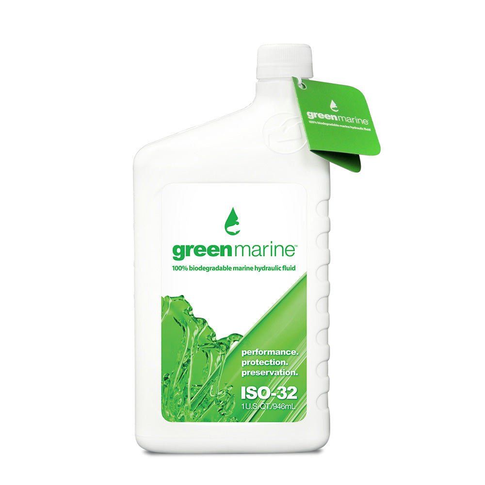 Power-Pole Green Marine ISO-32 Hydraulic Fluid - 1 qt [GM-ISO32-QT-F] Power-Pole