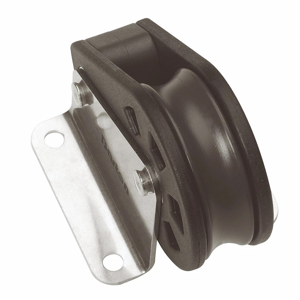 Barton Size 4 58mm Plain Bearing Pulley Upright Block [N04150] - BuoyMart.com  Hardware Barton Marine