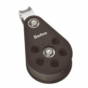 Barton Size 5 54mm Plain Bearing Pulley Block Single Block Fixed Eye [N05110] - BuoyMart.com  Hardware Barton Marine