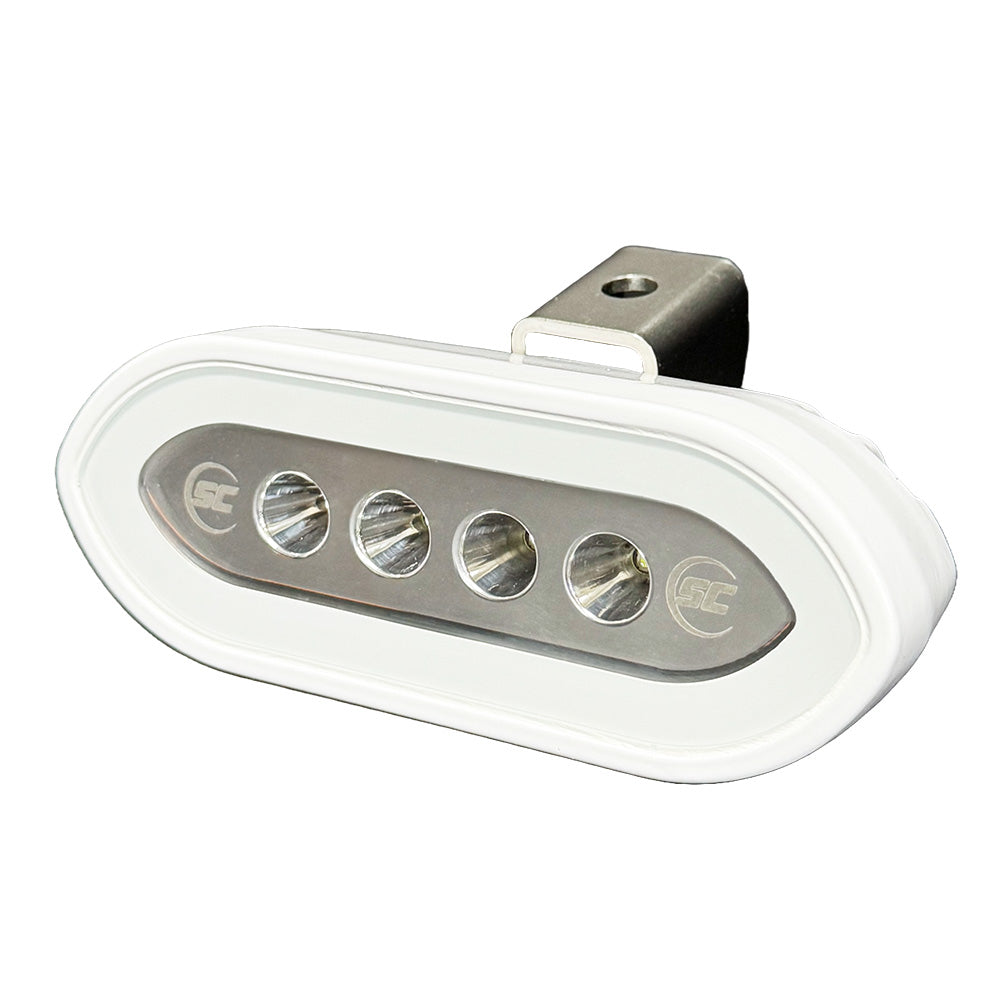Shadow-Caster Bracket Mount Spreader Light - White Housing - White [SCM-SLB4X-GW-WH] - BuoyMart.com  Flood/Spreader Lights Shadow-Caster LED Lighting