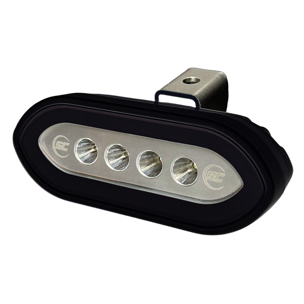 Shadow-Caster Bracket Mount Spreader Light - Black Housing - White [SCM-SLB4X-GW-BK] - BuoyMart.com  Flood/Spreader Lights Shadow-Caster LED Lighting