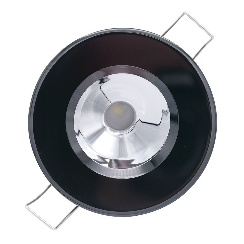 Lumitec Illusion Flush Mount LED Down Light - Spectrum RGBW - Cool White - Black Housing - Chrome Reflector [117167] - BuoyMart.com  Dome/Down Lights Lumitec