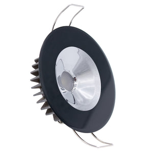 Lumitec Illusion Flush Mount LED Down Light - White - Non-Dimming - Black Housing - Chrome Reflector [117163] - BuoyMart.com  Dome/Down Lights Lumitec