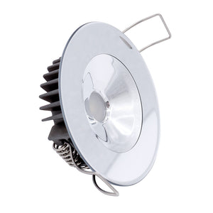 Lumitec Illusion Flush Mount LED Down Light - White - Non-Dimming - White Housing - MIrrored Housing [117143] - BuoyMart.com  Dome/Down Lights Lumitec