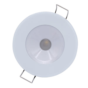 Lumitec Illusion Flush Mount LED Down Light - Warm White - Dimming - White Housing [117129] - BuoyMart.com  Dome/Down Lights Lumitec