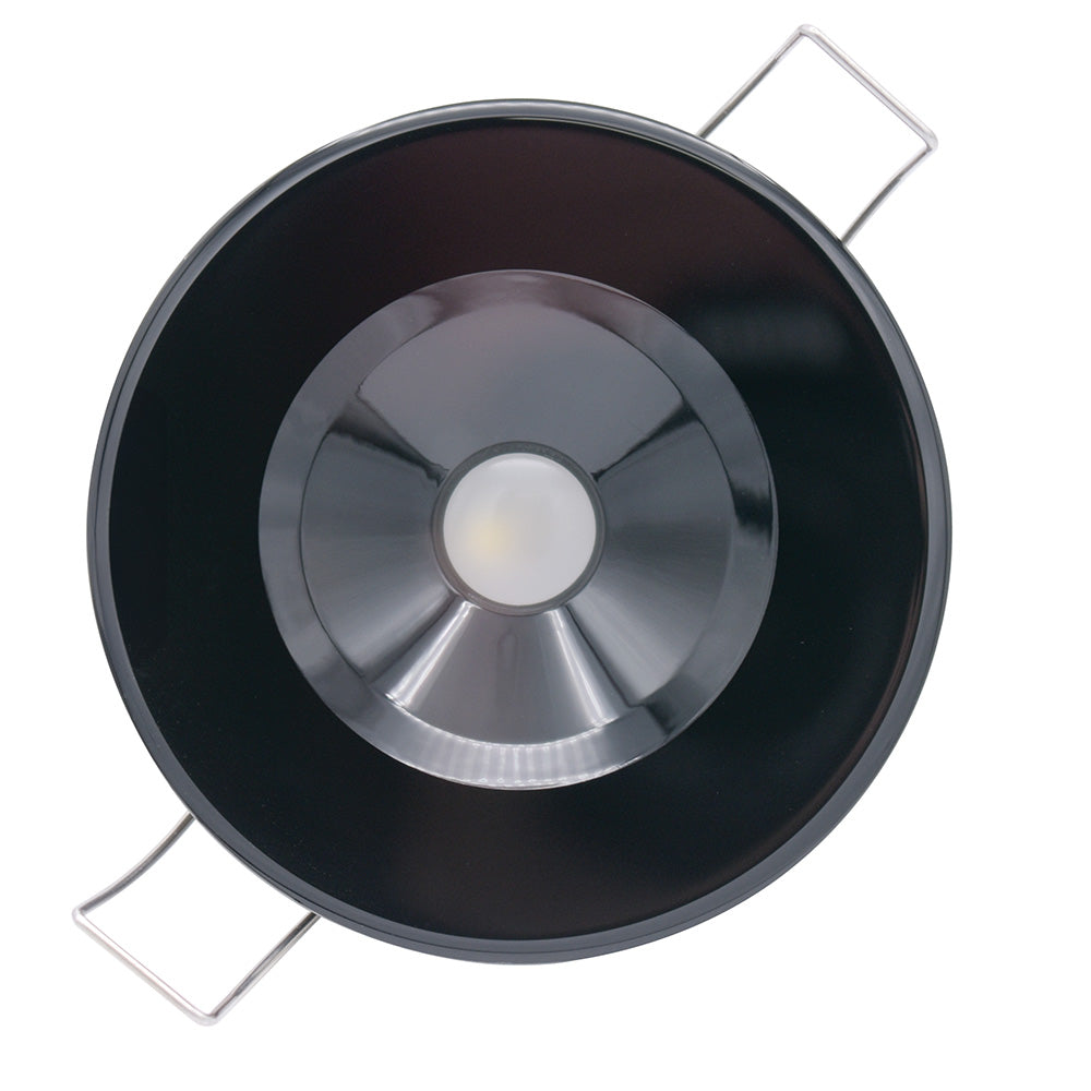 Lumitec Illusion Flush Mount LED Down Light - Warm White - Dimming - Black Housing [117159] - BuoyMart.com  Dome/Down Lights Lumitec
