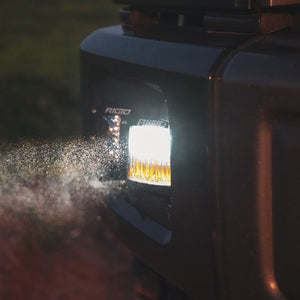RIGID Industries D-Series LED SAE Fog Beam - Yellow/White - Set of 2 [50482] - BuoyMart.com  Lighting RIGID Industries