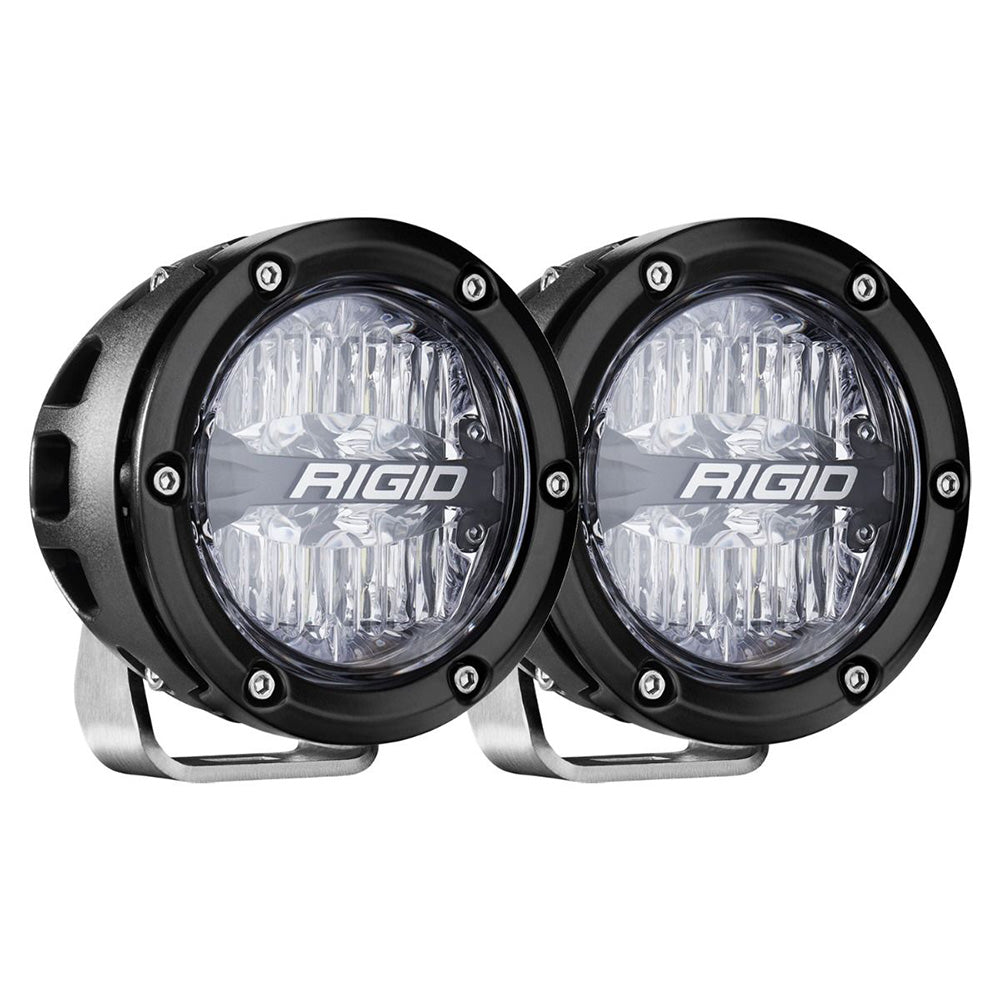 RIGID Industries 360-Series RGBW 4" Offroad Lamp Drive Beam w/RGBW Backlight Pods - Set of 2 [36401] - BuoyMart.com  Lighting RIGID Industries