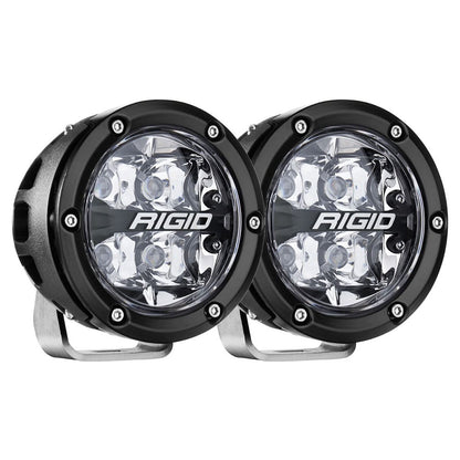 RIGID Industries 360-Series RGBW 4" Offroad Spot Beam w/RGBW Backlight Pods - Set of 2 [36402] - BuoyMart.com  Lighting RIGID Industries