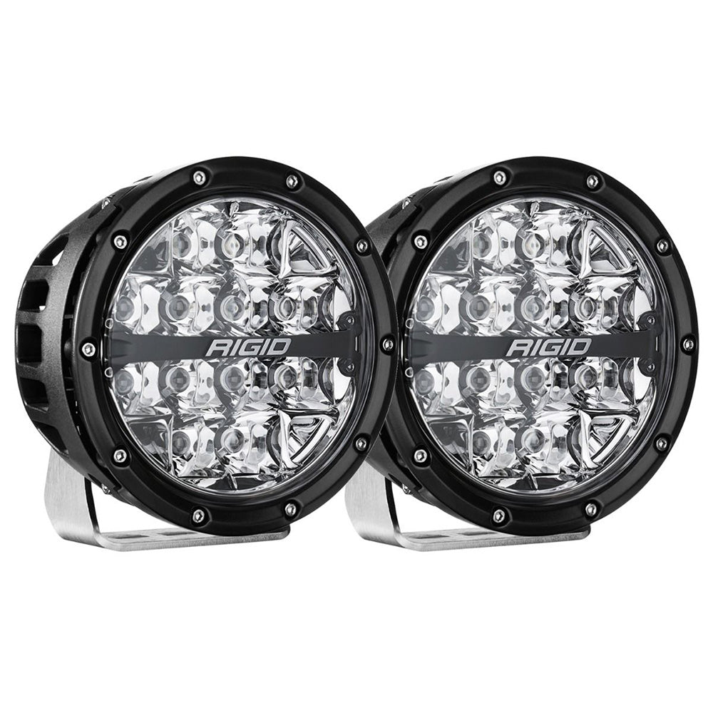 RIGID Industries 360-Series RGBW 6" Offroad Lamp Spot Beam w/RGBW Backlight Pods - Set of 2 [36412] - BuoyMart.com  Lighting RIGID Industries