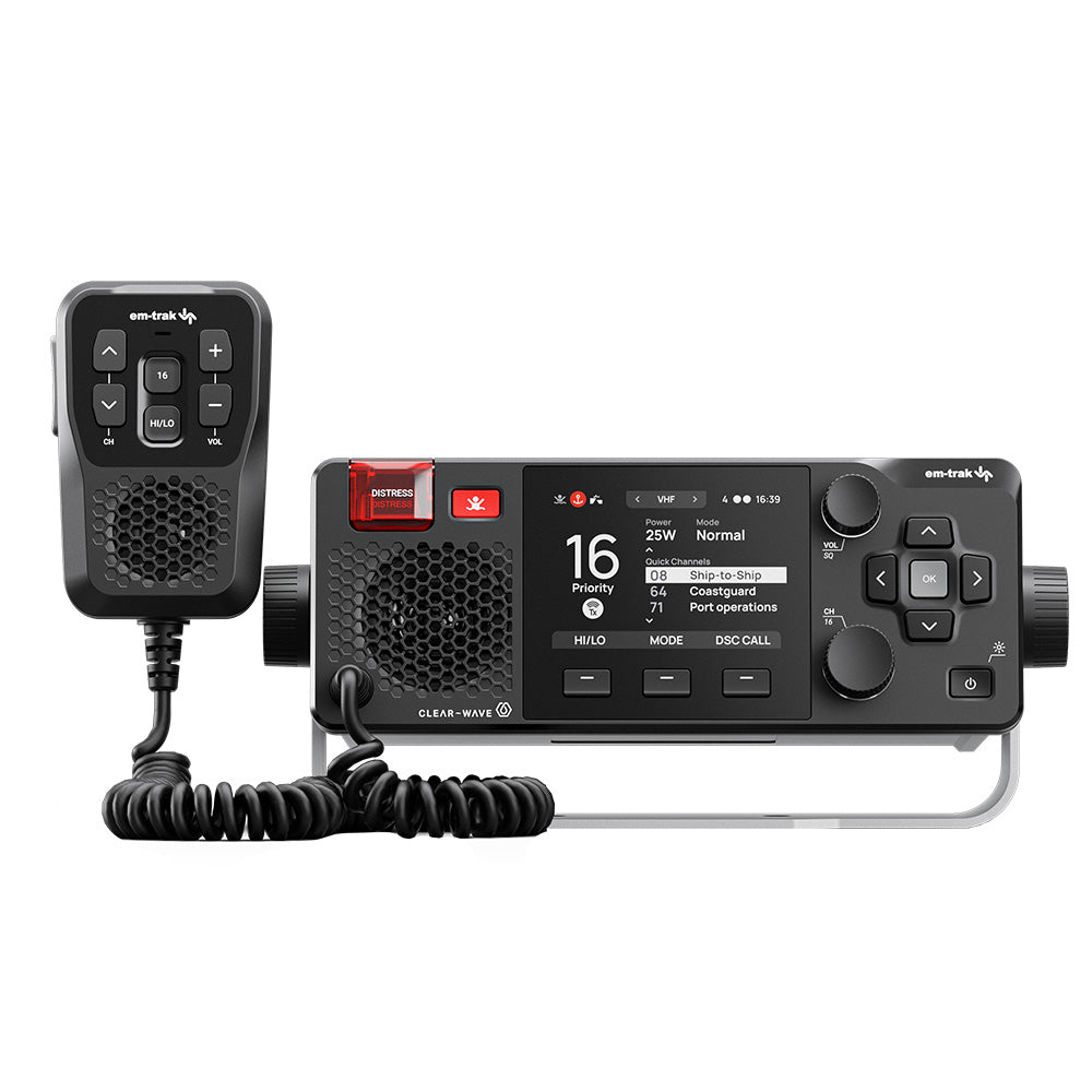 em-trak X100 VHF w/Class B AIS [431-0001] - BuoyMart.com  AIS Systems em-trak