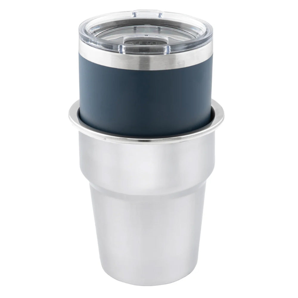 Whitecap Extra Large Stainless Steel Flush Cupholder [S-3507C] - BuoyMart.com  Deck / Galley Whitecap