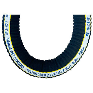 Trident Marine 2" Extra-Flex Corrugated Marine Wet Exhaust Hose - Sold by the Foot [252F-2006-FT] - BuoyMart.com  Exhaust Hose Trident Marine