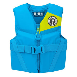 Mustang Youth REV Foam Life Vest - Azure Blue [MV357002-268-0] - BuoyMart.com  Personal Flotation Devices Mustang Survival
