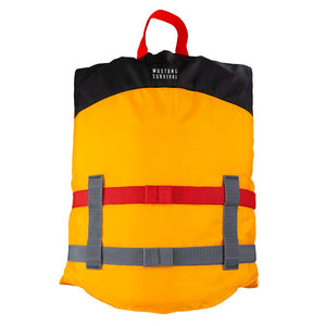 Mustang Youth Livery Foam Vest - Mango/Black [MV230002-203-0] - BuoyMart.com  Personal Flotation Devices Mustang Survival
