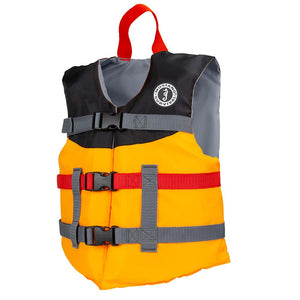 Mustang Youth Livery Foam Vest - Mango/Black [MV230002-203-0] - BuoyMart.com  Personal Flotation Devices Mustang Survival