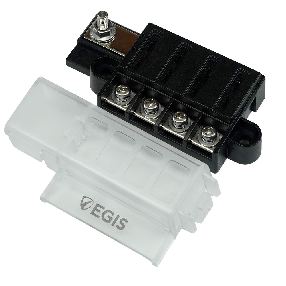Egis RT Fuse Block - 4 Circuit w/Cover [8045] - BuoyMart.com  Fuse Blocks & Fuses Egis Mobile Electric