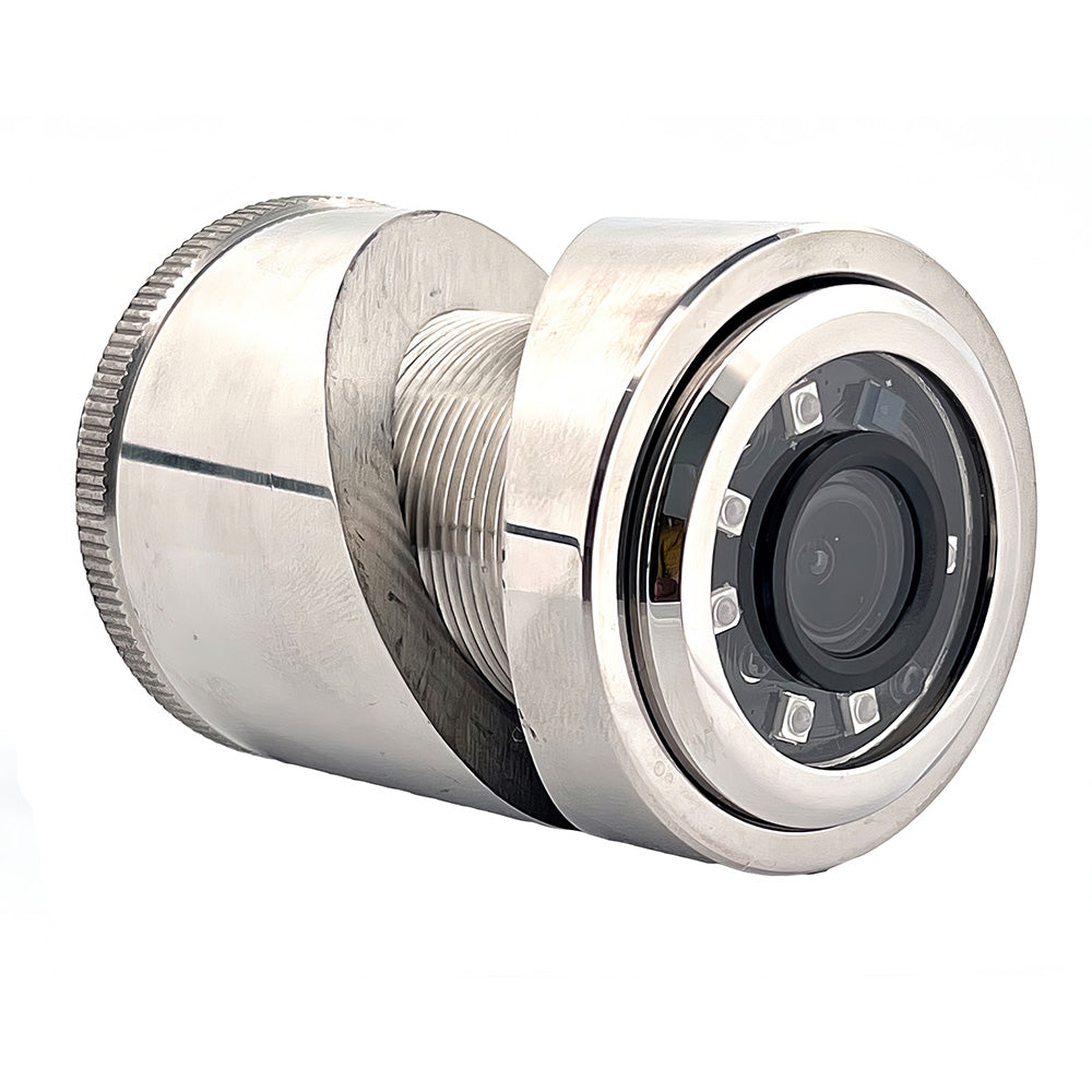 Iris 3MP Compact 316L Stainless Steel Thru-Hull/Panel IP Camera - 2.8mm Lens [IRIS435-28] - BuoyMart.com  Underwater Cameras Iris Innovations