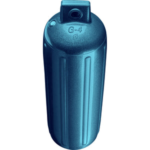 Polyform G-4 Twin Eye Fender 6.5" x 22" - Metallic Blue [G-4 METALLIC BLUE] - BuoyMart.com  Fenders Polyform U.S.