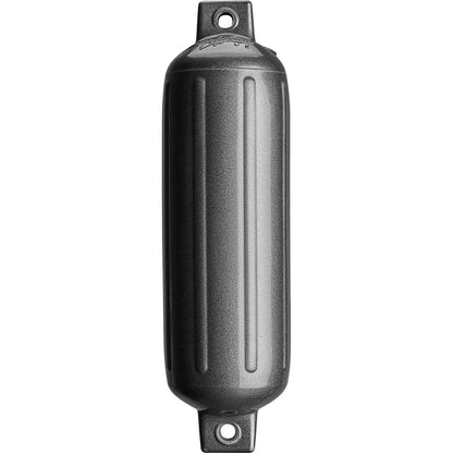 Polyform G-4 Twin Eye Fender 6.5" x 22" - Metallic Graphite [G-4 METALLIC GRAPHITE] - BuoyMart.com  Fenders Polyform U.S.