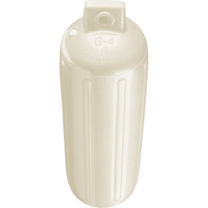 Polyform G-4 Twin Eye Fender 6.5" x 22" - Metallic White [G-4 METALLIC WHITE] - BuoyMart.com  Fenders Polyform U.S.