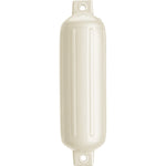 Polyform G-4 Twin Eye Fender 6.5" x 22" - Metallic White [G-4 METALLIC WHITE] - BuoyMart.com  Fenders Polyform U.S.