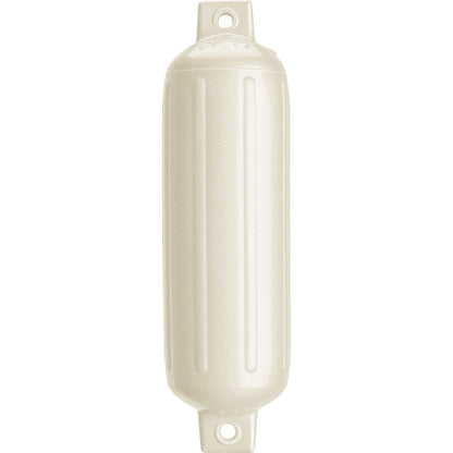 Polyform G-4 Twin Eye Fender 6.5" x 22" - Metallic White [G-4 METALLIC WHITE] - BuoyMart.com  Fenders Polyform U.S.