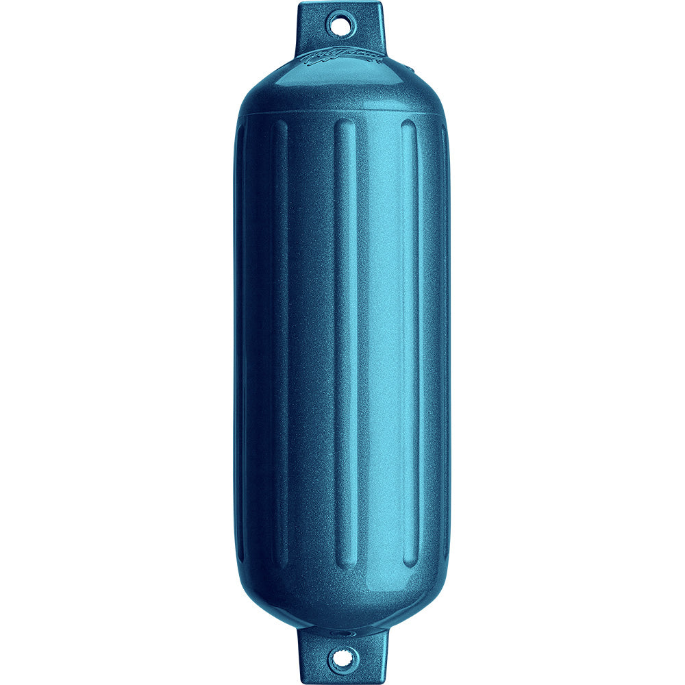 Polyform G-5 Twin Eye Fender 8.8" x 26.8" - Metallic Blue [G-5 METALLIC BLUE] - BuoyMart.com  Fenders Polyform U.S.