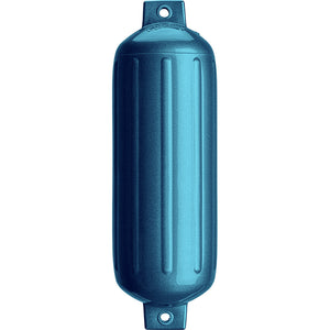 Polyform G-5 Twin Eye Fender 8.8" x 26.8" - Metallic Blue [G-5 METALLIC BLUE] - BuoyMart.com  Fenders Polyform U.S.