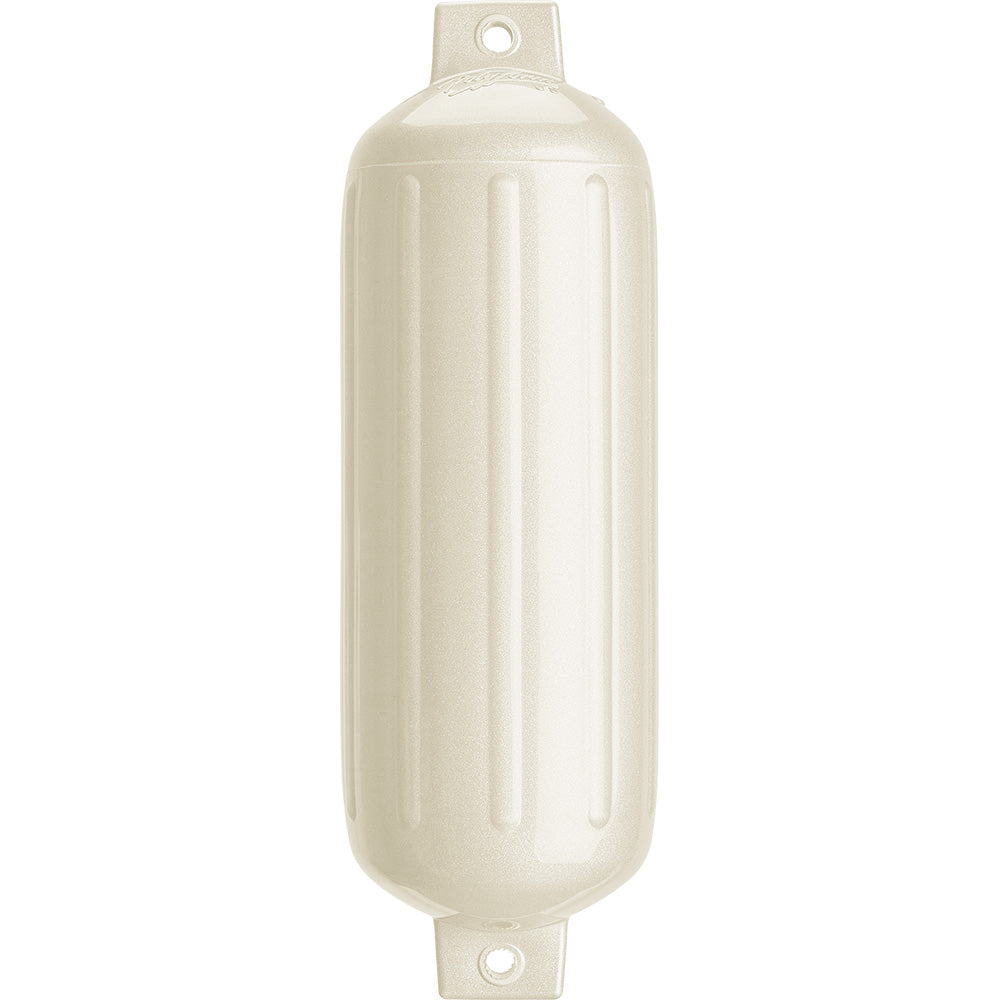 Polyform G-5 Twin Eye Fender 8.8" x 26.8" - Metallic White [G-5 METALLIC WHITE] - BuoyMart.com  Fenders Polyform U.S.