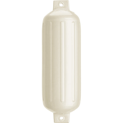 Polyform G-5 Twin Eye Fender 8.8" x 26.8" - Metallic White [G-5 METALLIC WHITE] - BuoyMart.com  Fenders Polyform U.S.