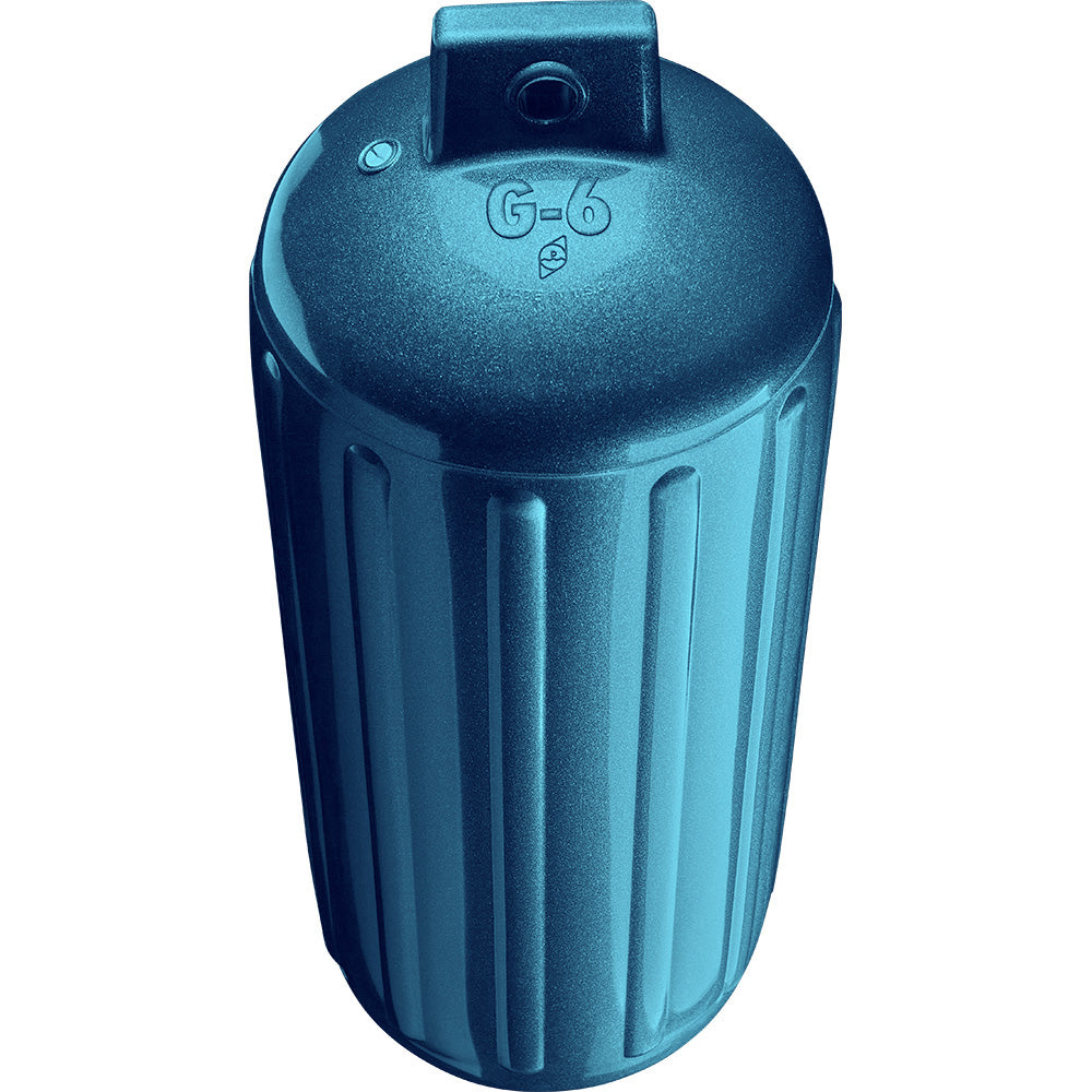 Polyform G-6 Twin Eye Fender 11" x 30" - Metallic Blue [G-6 METALLIC BLUE] - BuoyMart.com  Fenders Polyform U.S.
