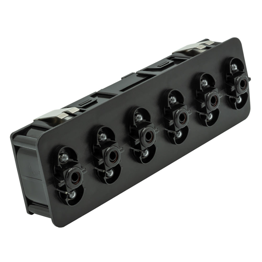 Maretron VMM6 Contura Series Digital Switch Module, 6 Rocker - No Actuators w/Right Switch 3-Position  Blue LEDs [A3801-6] Maretron