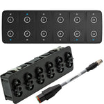 Maretron CKM12 Keypad w/CKM to NMEA 2000 Adapter Cable - 0.2M (Horizontal Orientation) [A3802-2] Maretron