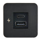 Scanstrut TILE USB-A/USB-C Interior Charging Socket - 12/24V - Black Bezel [SC-TILE-10] - BuoyMart.com  Accessories Scanstrut