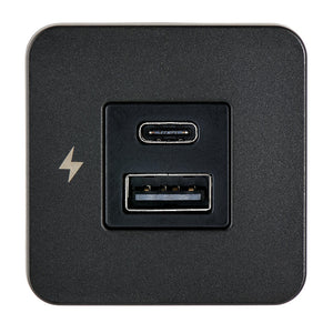 Scanstrut TILE USB-A/USB-C Interior Charging Socket - 12/24V - Black Bezel [SC-TILE-10] - BuoyMart.com  Accessories Scanstrut